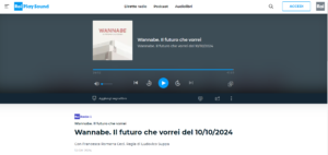 wannabe raiplay 10ottobre